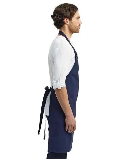 Artisan Collection by Reprime Rp130 Calibre Heavy Canvas Bib Apron - Navy - one Size Fits Most