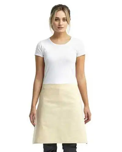 Artisan Collection by Reprime Rp131 Unisex Calibre Heavy Cotton Canvas Waist Apron - Natural - one Size Fits Most