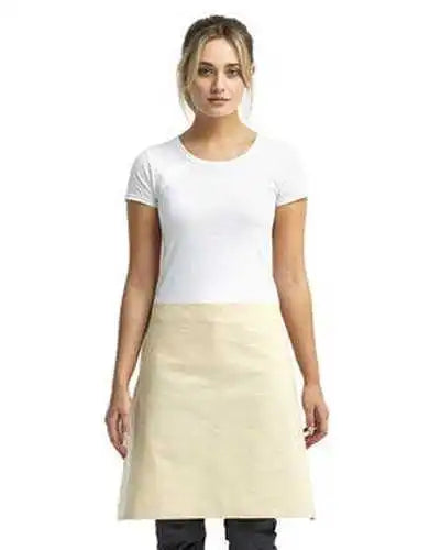 Artisan Collection by Reprime Rp131 Unisex Calibre Heavy Cotton Canvas Waist Apron - Natural - one Size Fits Most