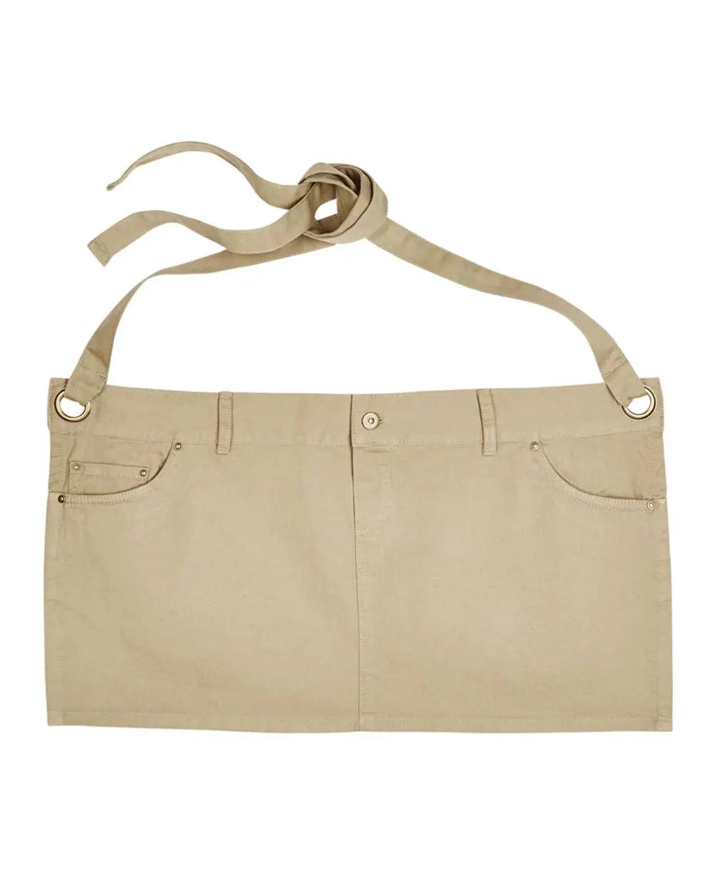 Artisan Collection by Reprime Rp133 Cotton Chino Waist Apron - Khaki - one Size Fits Most