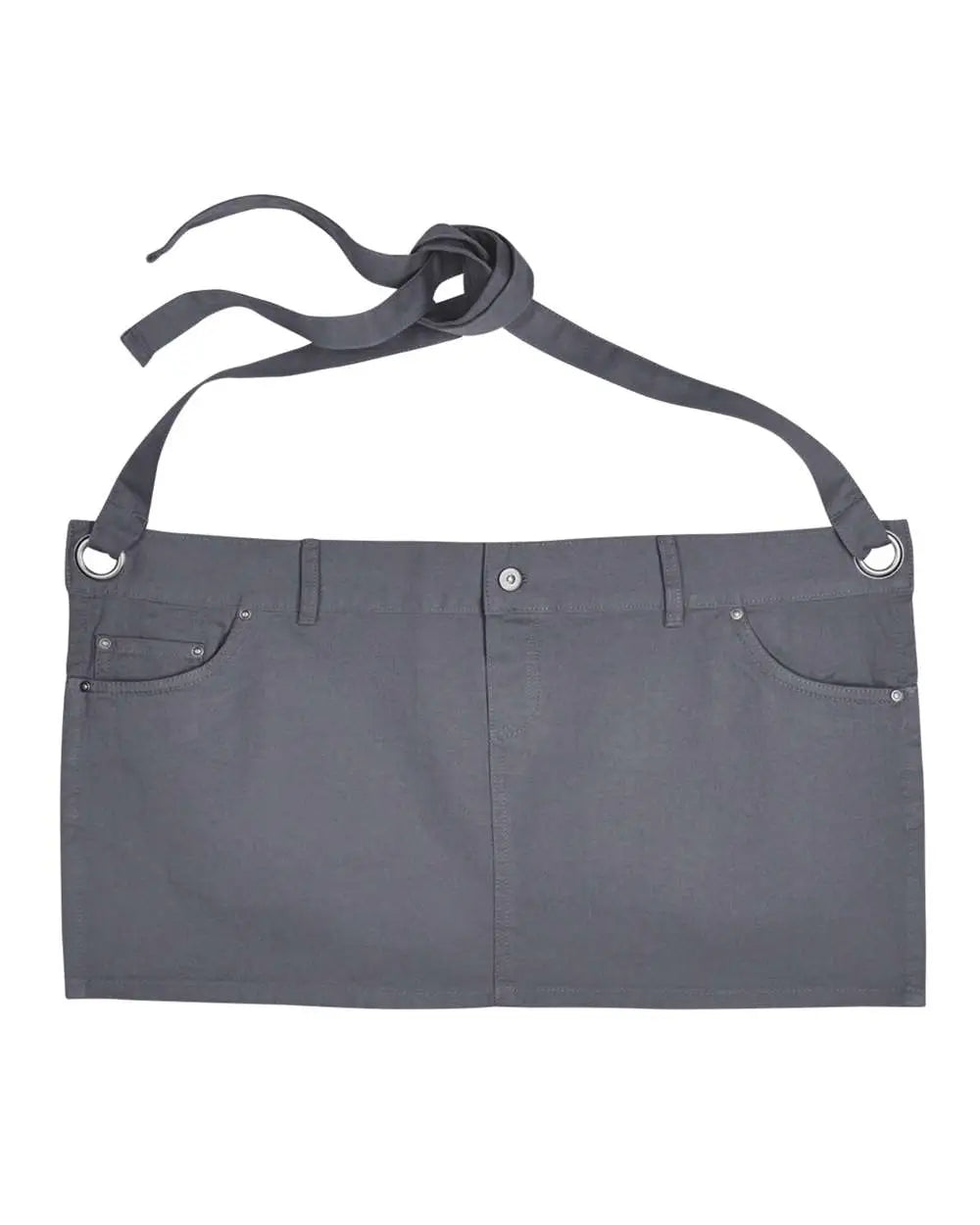 Artisan Collection by Reprime Rp133 Cotton Chino Waist Apron - Steel - one Size Fits Most