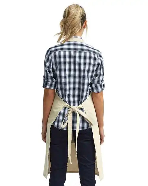 Artisan Collection by Reprime Rp137 Calibre Heavy Canvas Apron with Pocket - Natural - Osfa