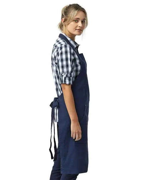 Artisan Collection by Reprime Rp137 Calibre Heavy Canvas Apron with Pocket - Navy - one Size Fits Most