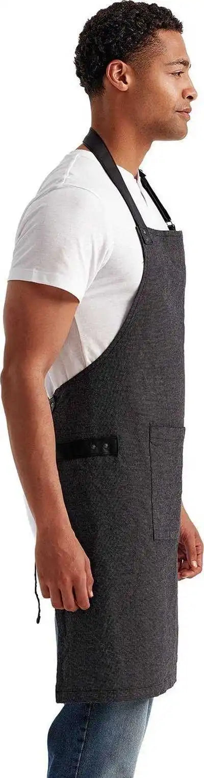 Artisan Collection by Reprime Rp144 Unisex Annex Oxford Apron - Black - one Size Fits Most