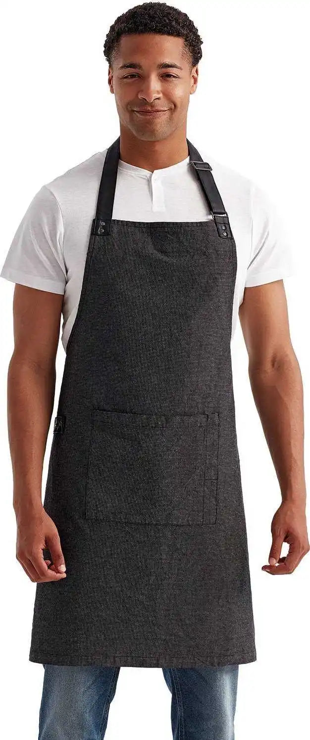 Artisan Collection by Reprime Rp144 Unisex Annex Oxford Apron - Black - one Size Fits Most