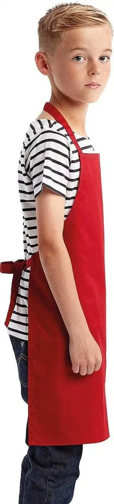 Artisan Collection by Reprime Rp149 Youth Apron - Red - one Size Fits Most