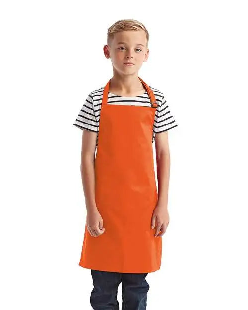 Artisan Collection by Reprime Rp149 Youth Recycled Apron - Orange - Orange / one Size Fits Most
