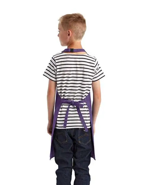 Artisan Collection by Reprime Rp149 Youth Recycled Apron - Purple - one Size Fits Most