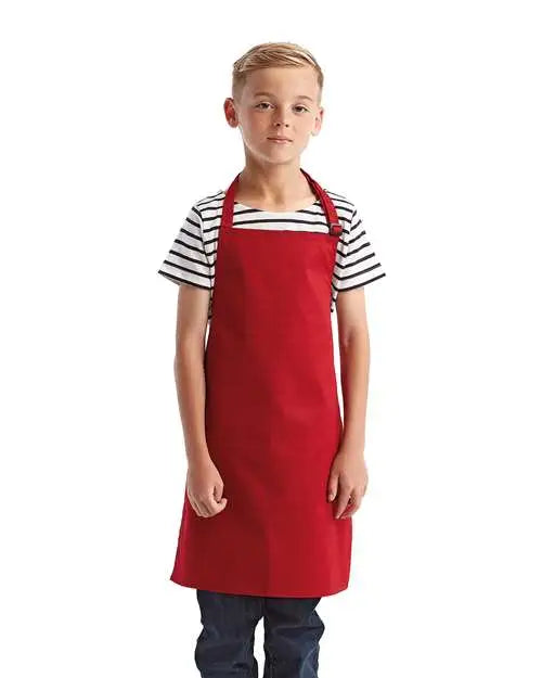 Artisan Collection by Reprime Rp149 Youth Recycled Apron - Red - one Size Fits Most