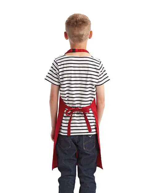 Artisan Collection by Reprime Rp149 Youth Recycled Apron - Red - one Size Fits Most