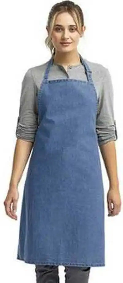Artisan Collection by Reprime Rp150 ?Colours’ Sustainable Bib Apron - Blue Denim - one Size Fits Most