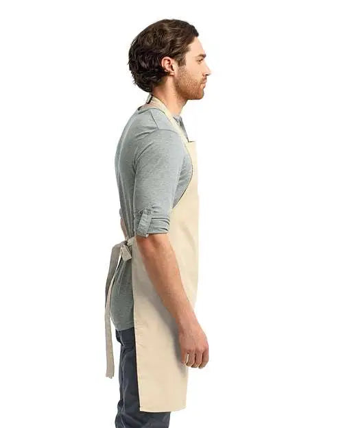Artisan Collection by Reprime Rp150 Recycled Bib Apron - Natural