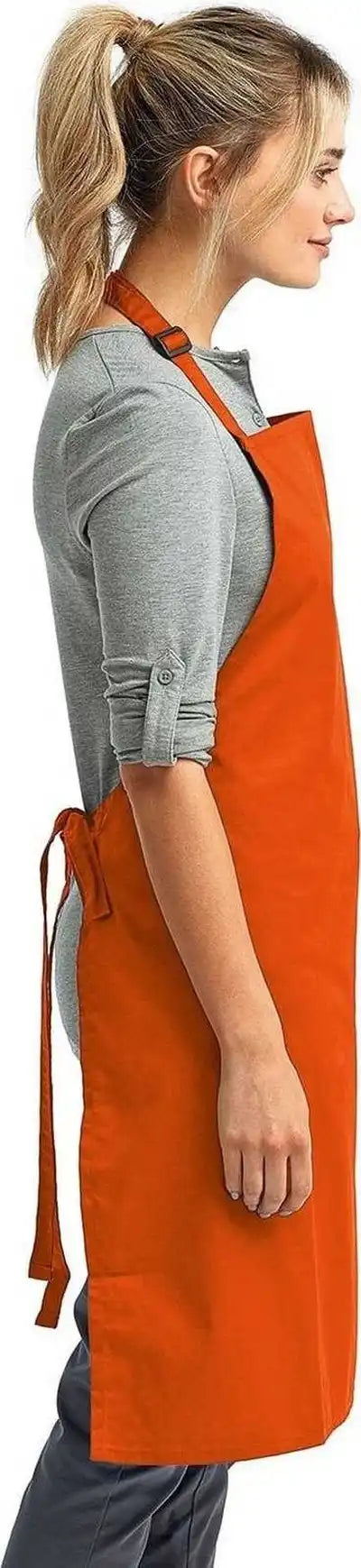 Artisan Collection by Reprime Rp150 Unisex ?Colours’ Sustainable Bib Apron - Orange - one Size Fits Most