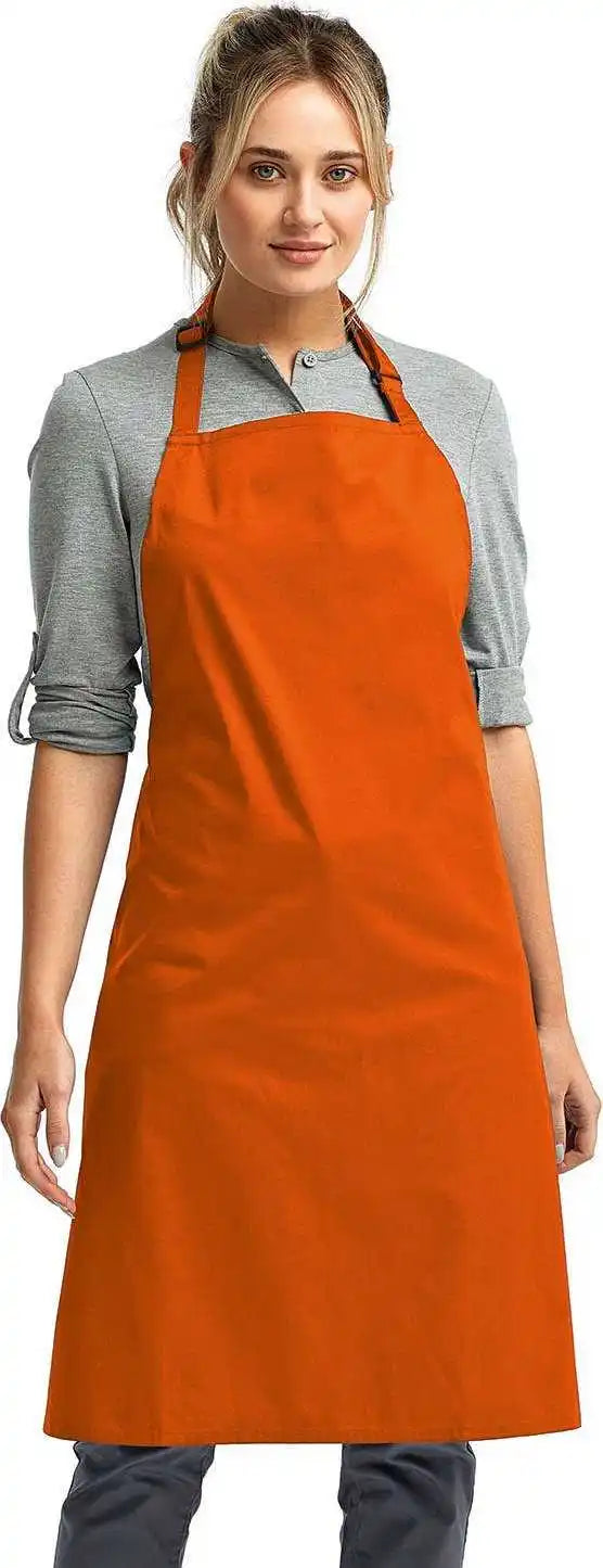 Artisan Collection by Reprime Rp150 Unisex ?Colours’ Sustainable Bib Apron - Orange - one Size Fits Most