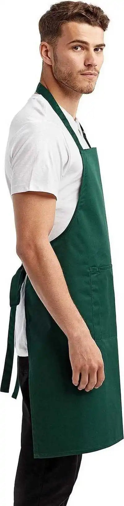 Artisan Collection by Reprime Rp154 Unisex ?Colours’ Sustainable Pocket Bib Apron Bottle / one Size Fits Most