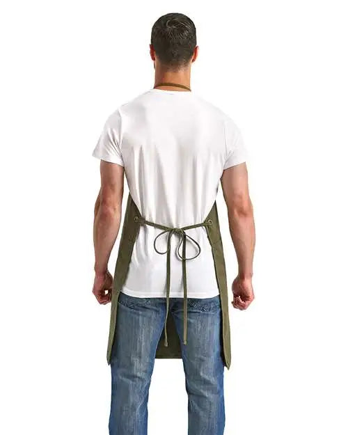 Artisan Collection by Reprime Rp181 Artisan’s Choice Canvas Apron - Olive - Olive / one Size Fits Most