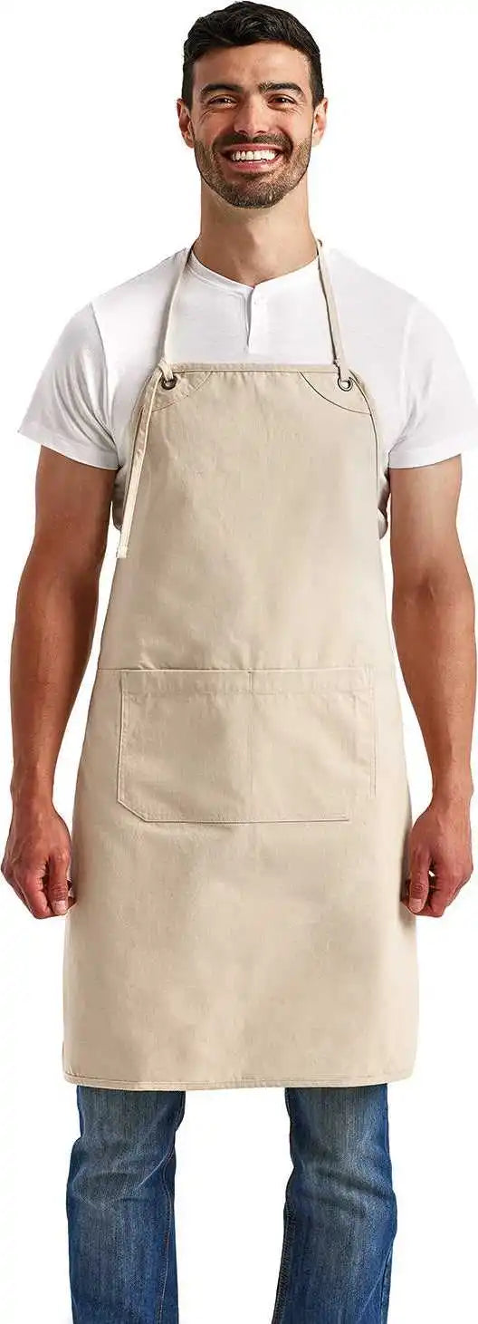 Artisan Collection by Reprime Rp181 Unisex Artisan’s Choice Canvas Apron - Natural - Os