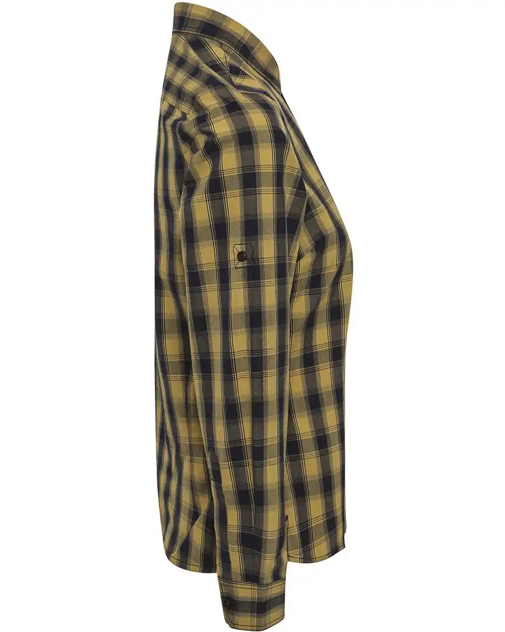 Artisan Collection by Reprime Rp350 Women’s Mulligan Check Cotton Dress Shirt - Camel Navy - Camel/ / Xs