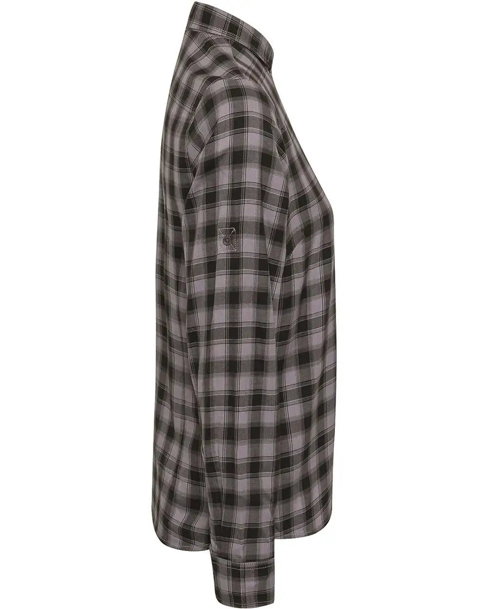 Artisan Collection by Reprime Rp350 Women’s Mulligan Check Cotton Dress Shirt - Steel Black