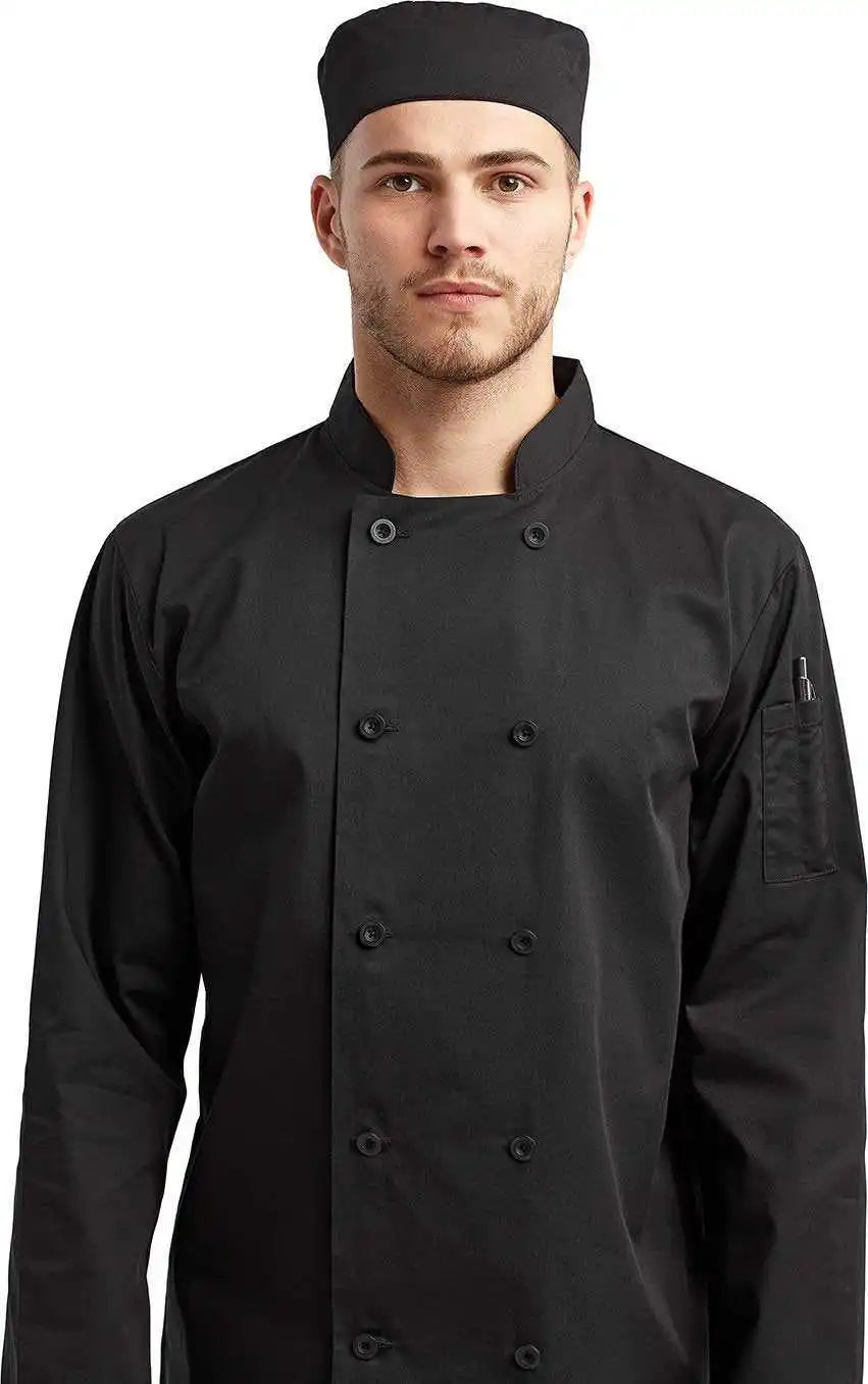 Artisan Collection by Reprime Rp653 Unisex Chef’s Beanie - Black - one Size Fits Most
