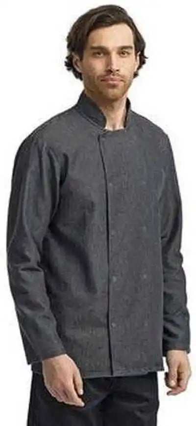 Artisan Collection by Reprime Rp660 Unisex Denim Chef’s Coat - Black