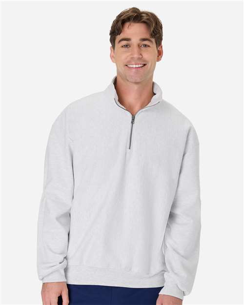 Ash Men's Beefy® Sweats Premium Heavyweight Quarter-Zip Sweatshirt - OG900