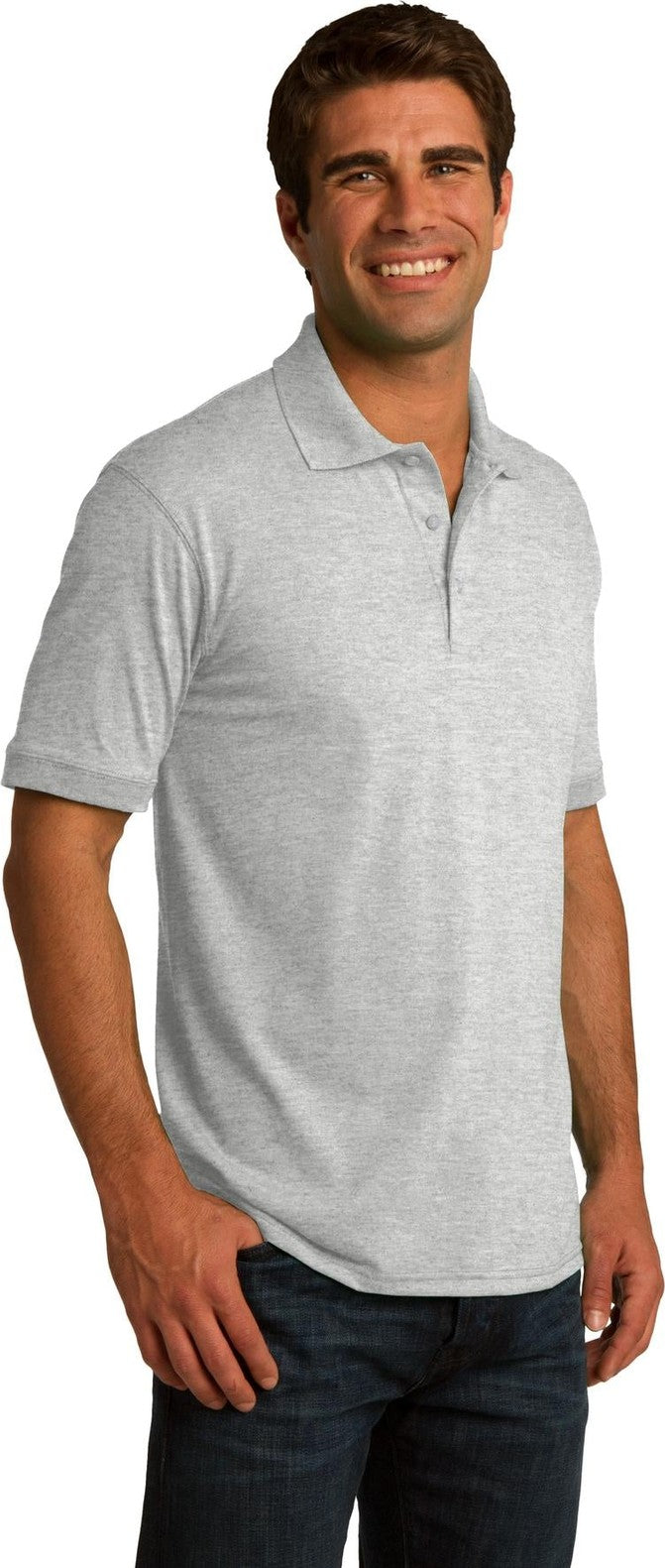Ash Port & Co Core Blend Jersey Knit Polo. KP55