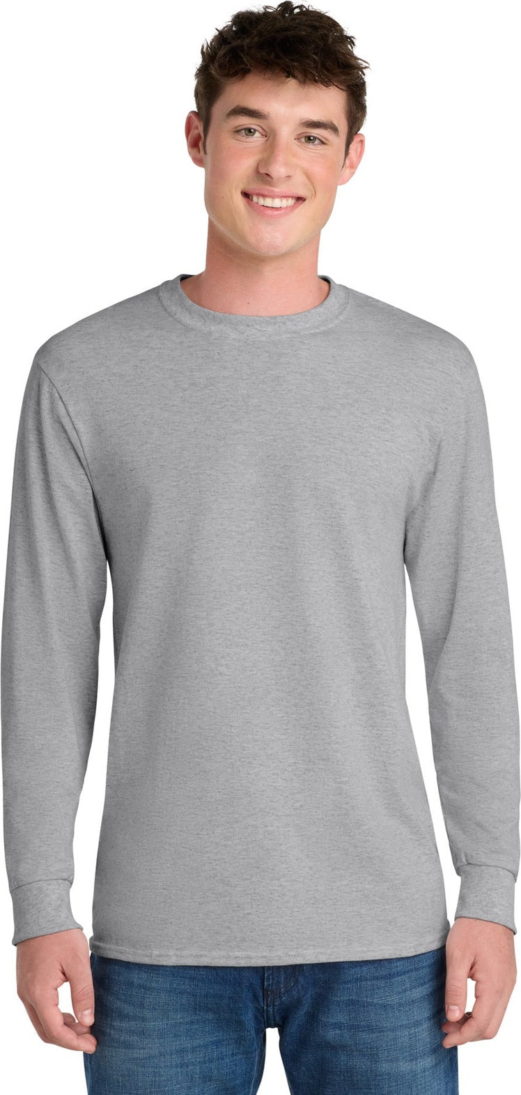 Ash Port & Co Tall Long Sleeve Core Blend Tee. PC55LST
