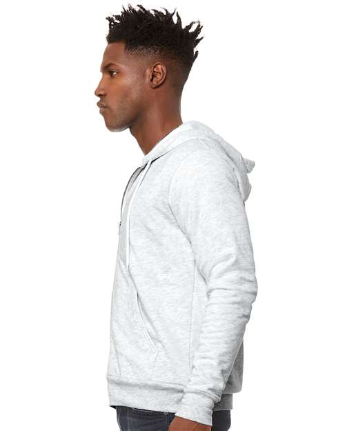 Ash Sponge Fleece Full-Zip Hoodie - 3739