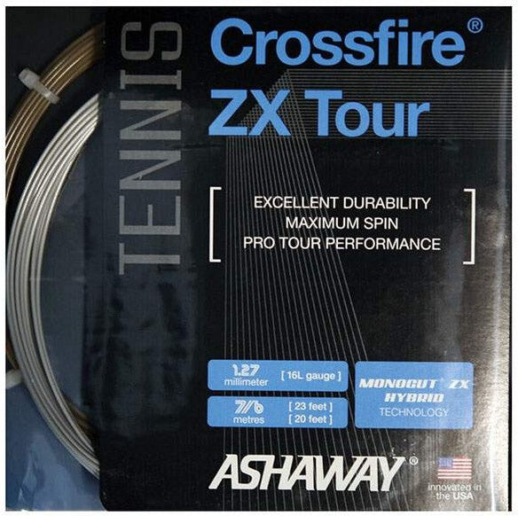 Ashaway Crossfire Zx Tour (23’x20’) - Natural Silver