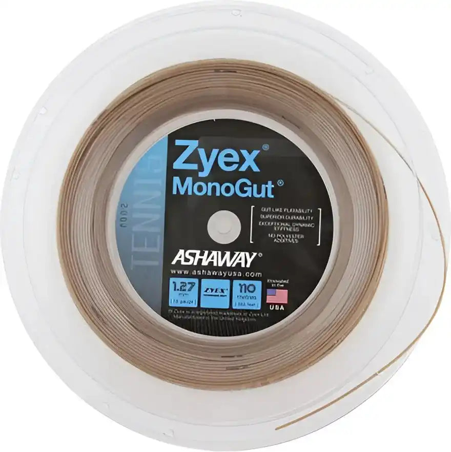 Ashaway Monogut Zx Reel 360’ Tennis String - Natural
