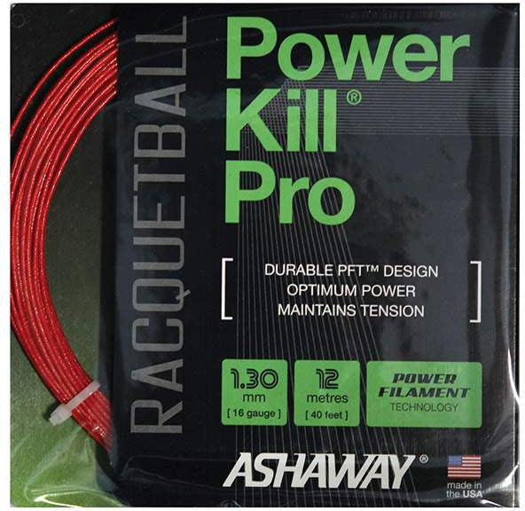 Ashaway Powerkill Pro 16g Racquetball - Red / Os