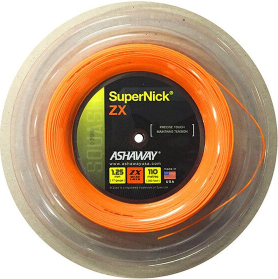 Ashaway Supernick Zx Squash Reel 360’ - Orange