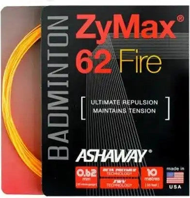 Ashaway Zymax 62 Fire Badminton - White