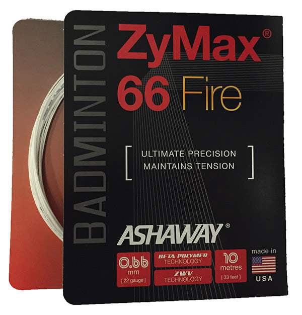 Ashaway Zymax 66 Fire Badminton (orange) - Wht / Os