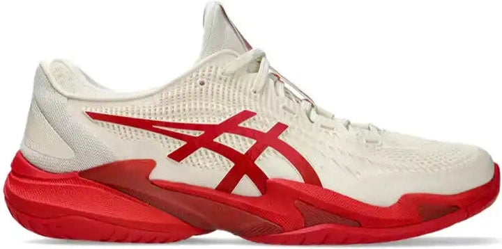 Asics Court Ff 3 Novak Men’s Tennis Shoes - Cream Classic Red