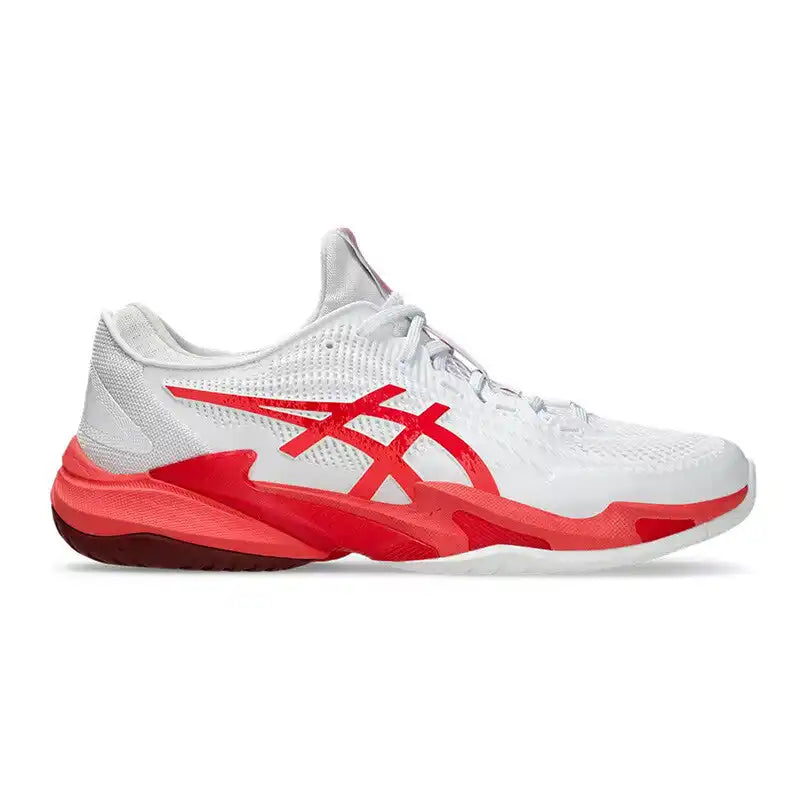 Asics Court Ff 3 Novak Men’s Tennis Shoes - White Electric Red
