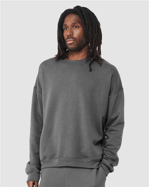 Asphalt Sponge Fleece Drop Shoulder Crewneck Sweatshirt - 3945