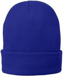 Athl Orange Port Authority Fleece-Lined Knit Cap. CP90L