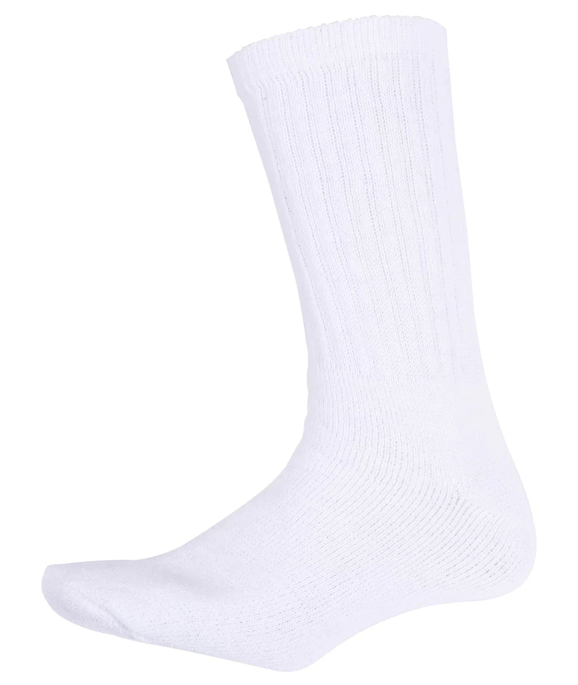 Athletic Crew Socks - White / 10 - 13