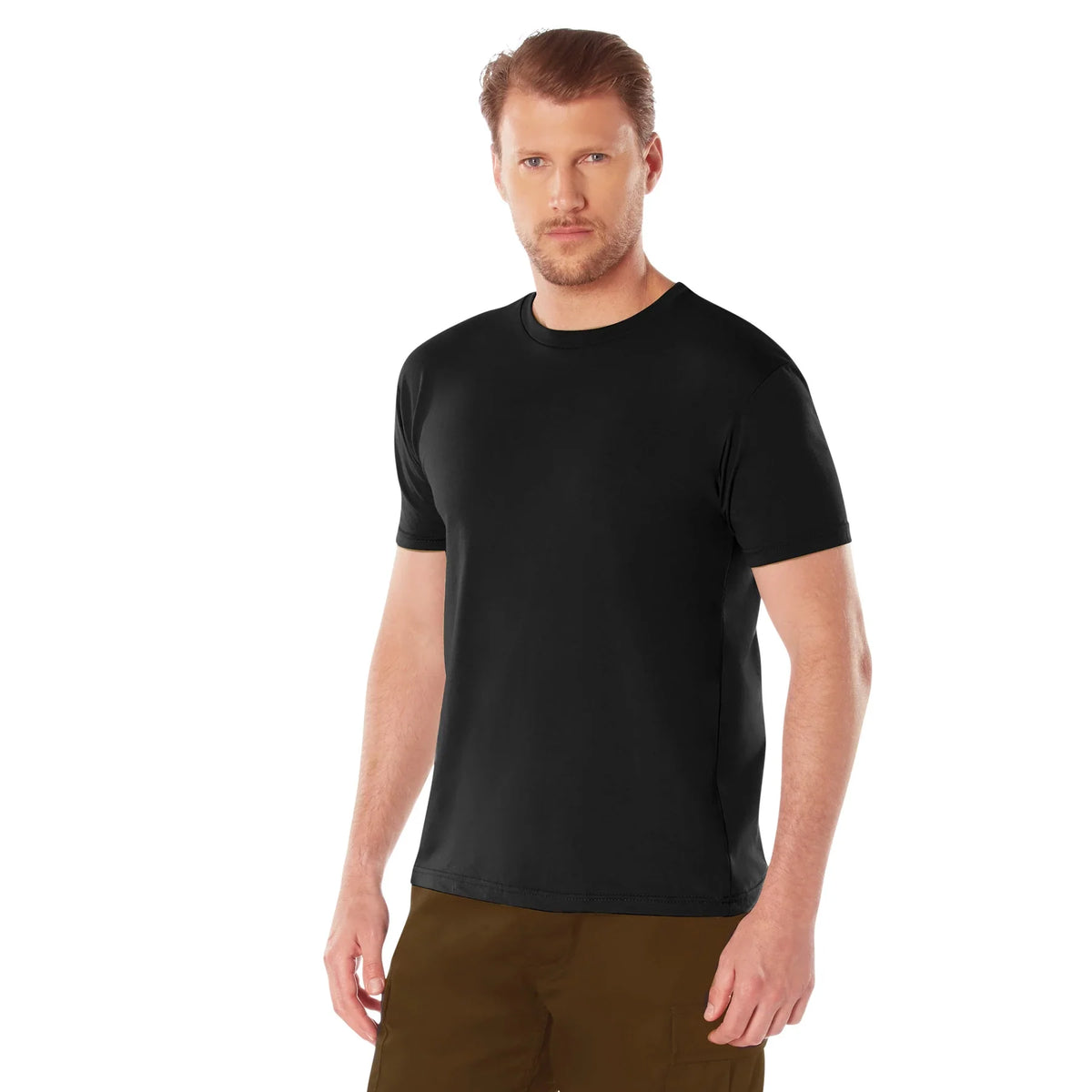 Athletic Fit Solid Color T-shirt
