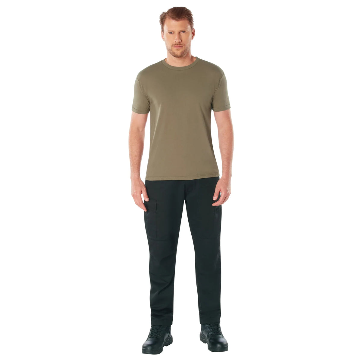 Athletic Fit Solid Color T-shirt