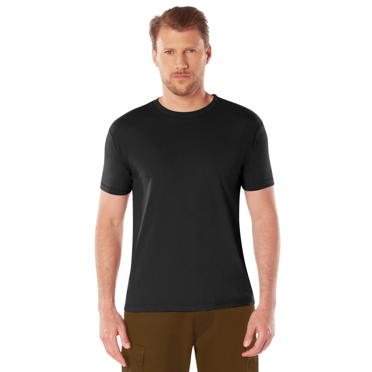 Athletic Fit Solid Color T-shirt