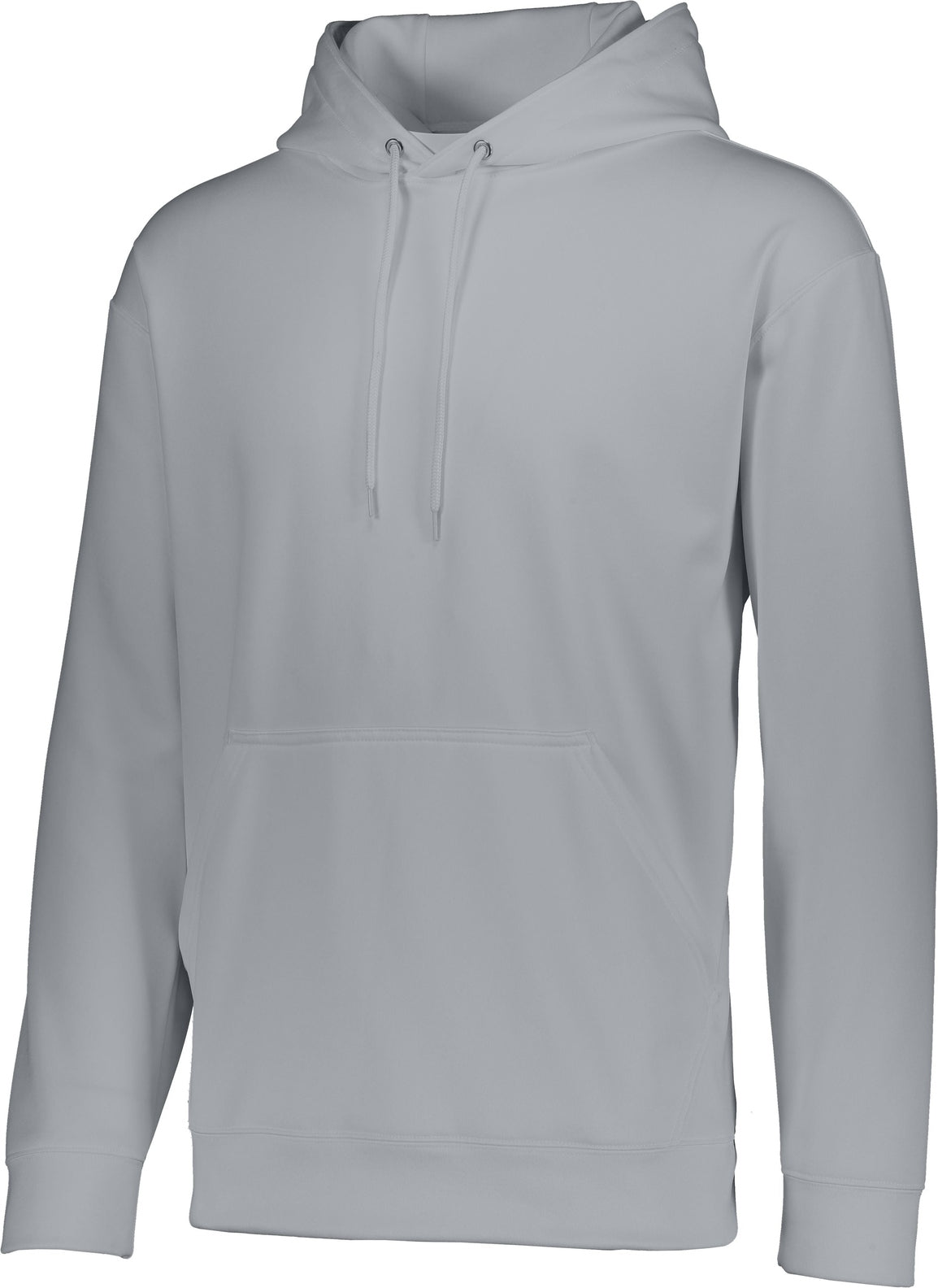 ATHLETIC GREY WICKING FLEECE HOOD SWEATSHIRT