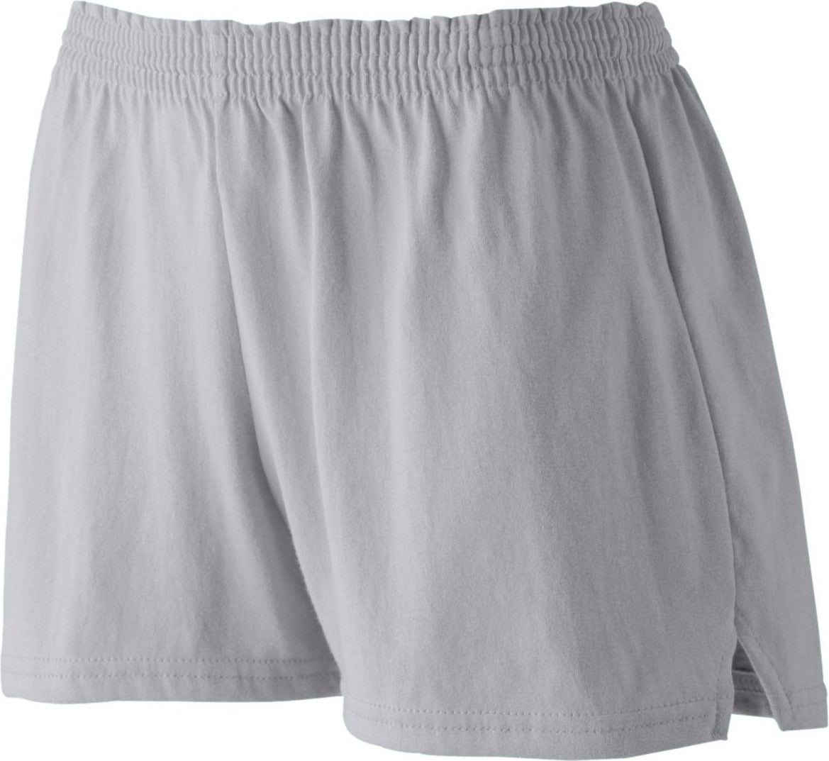 ATHLETIC HEATHER GIRLS TRIM FIT JERSEY SHORT
