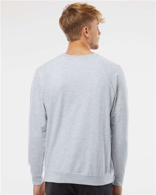 Athletic Heather Icon Lightweight Loopback Terry Crewneck Sweatshirt - SS1000C