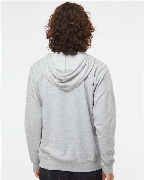 Athletic Heather Icon Lightweight Loopback Terry Full-Zip Hooded Sweatshirt - SS1000Z