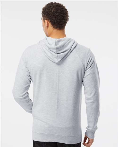 Athletic Heather Icon Lightweight Loopback Terry Hooded Sweatshirt - SS1000
