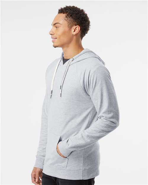 Athletic Heather Icon Lightweight Loopback Terry Hooded Sweatshirt - SS1000