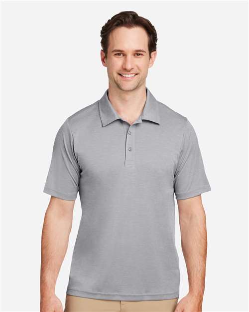 Athletic Heather Men&#39;s Zone Sonic Heather Performance Polo - TT51H